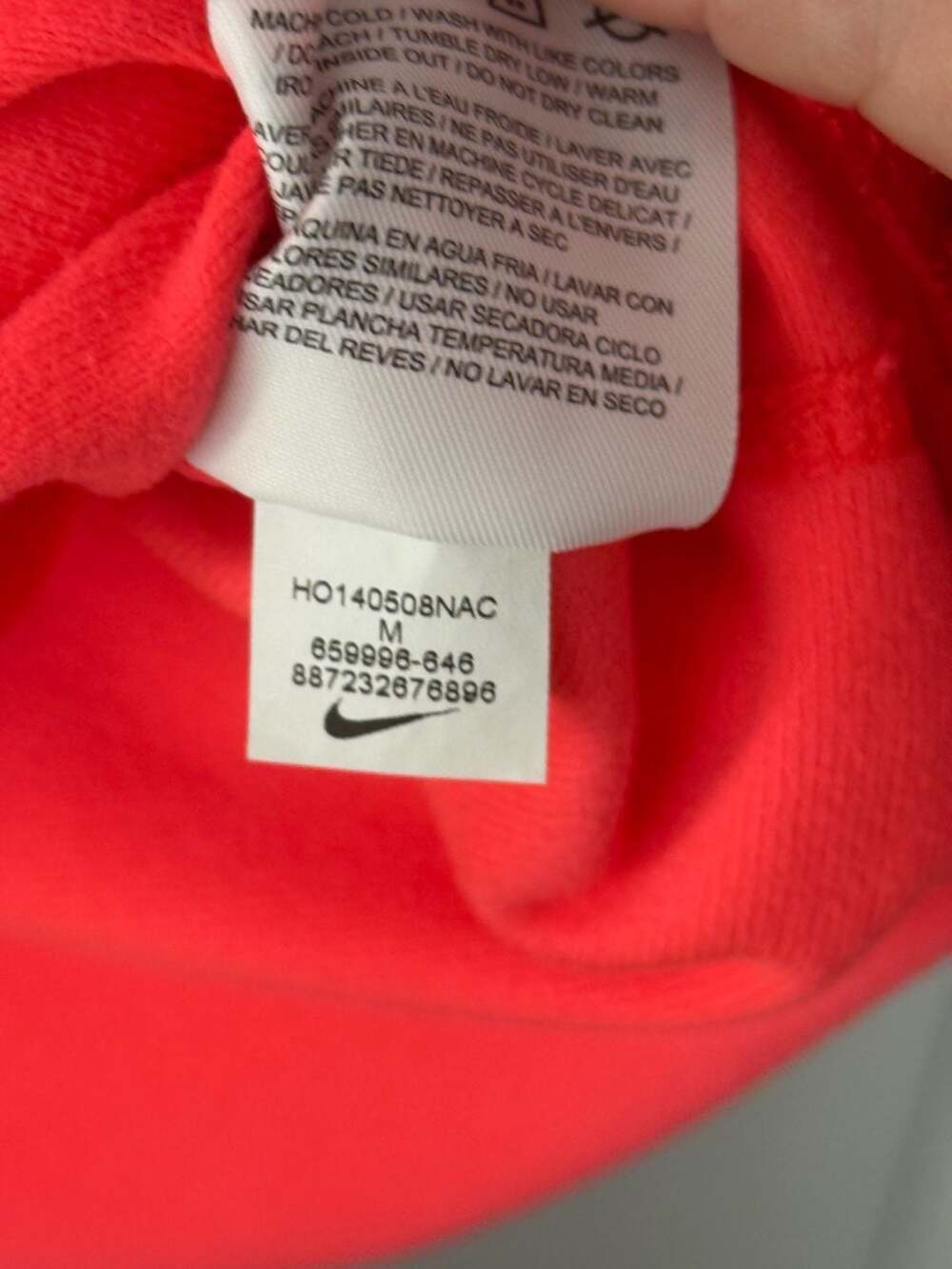 Nike Women's Dri-FIT Relay Running Cowl Neck Pullover Neon Pink - Picture 4 of 9